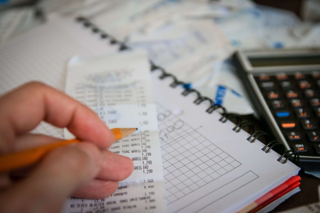 calculadora, nota fiscal